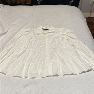 Zara Cream Blouse